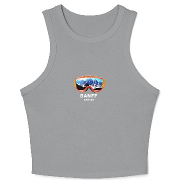 Discover Banff National Park - Banff Canada Crop Tank Top
