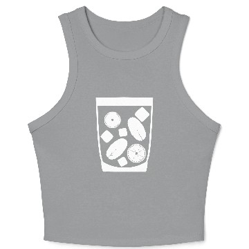 Discover Fresh Fruit Juice Crop Tank Top