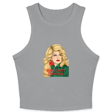 Discover Hard Candy Christmas Parton Crop Tank Top