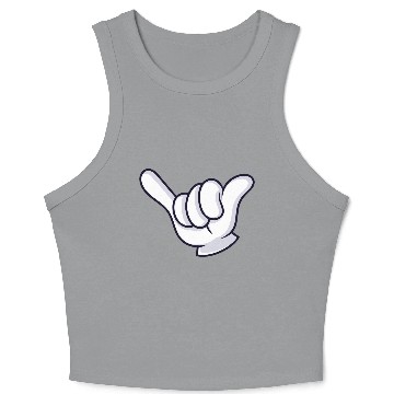 Discover Hang Loose Drink & Smoke Crop Tank Top
