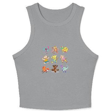 Discover cute Animal Crossing Characters Crop Tank Top