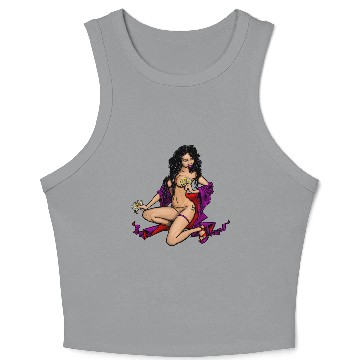 Discover Tarot witch Crop Tank Top