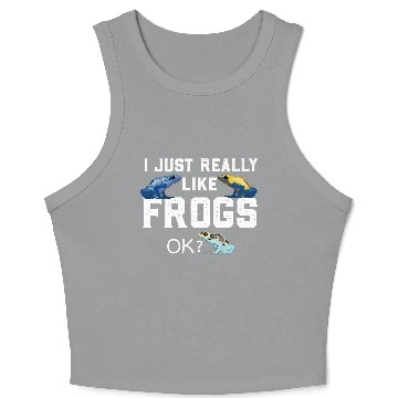 Discover Poison dart frog - Dendrobates Tinctorius Frog Crop Tank Top