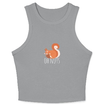 Discover Oh Nuts Squirrel Gift Squirrel Pet Animal Crop Tank Top