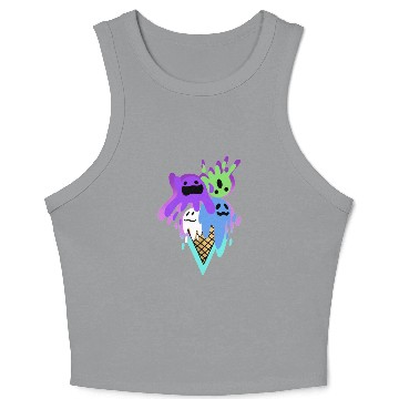Discover Ice Scream Parodi Crop Tank Top