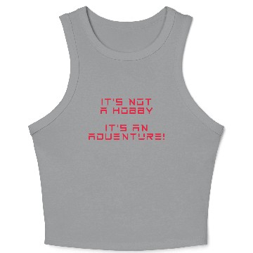 Discover Tesla - It's not a hobby it's an adventure! Crop Tank Top