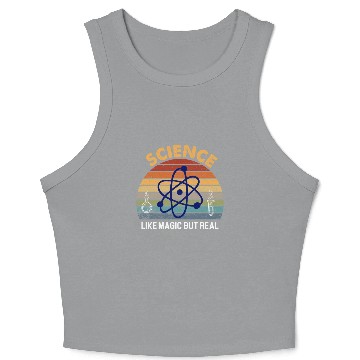 Discover Science Like Magic But Real Crop Tank Top
