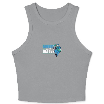 Discover ER Nurse Nurses Do It Better Crop Tank Top