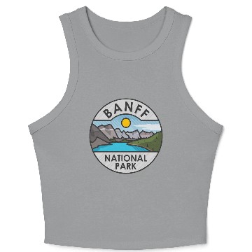 Discover Banff National Park Crop Tank Top