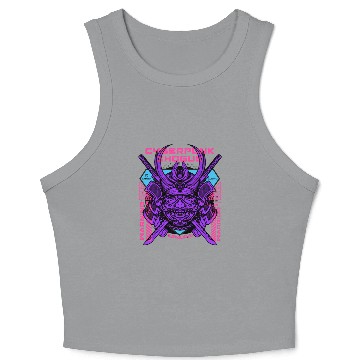 Discover cyberpunk shogun Crop Tank Top