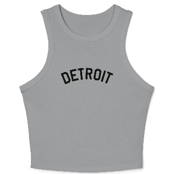 Discover Detroit Arch Crop Tank Top