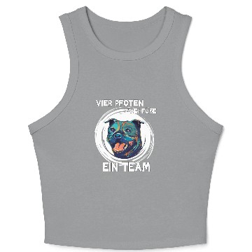 Discover Four Paws Two Feet Stafford Crop Tank Top