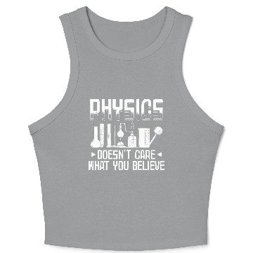 Discover Physics Science | Physician Student Gifts Crop Tank Top