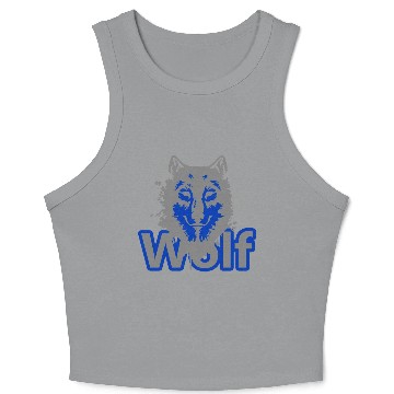 Discover Wolf Crop Tank Top