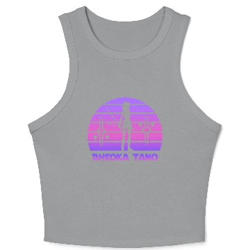 Discover Ahsoka tano - Synthwave Crop Tank Top