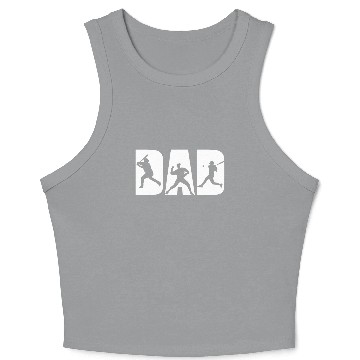 Discover Baseball Dad and Son Matching Crop Tank Top