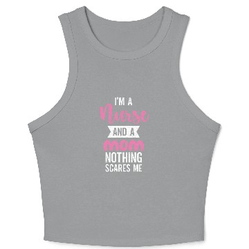 Discover Nursing Registered Nurse Mom RN Crop Tank Top