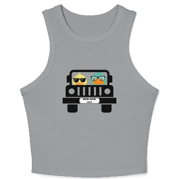 Discover Duck Duck Jeep Crop Tank Top