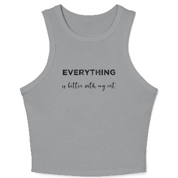 Discover allow daddy present catfish cat in pocket dad Crop Tank Top