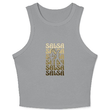 Discover Salsa Latina Salsa Dance Crop Tank Top