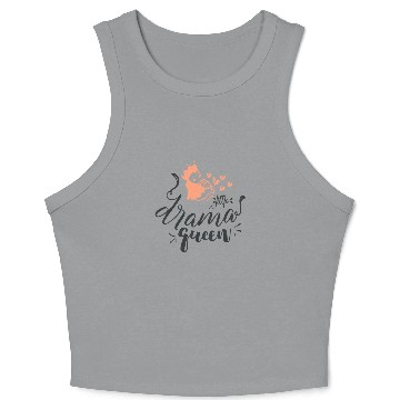 Discover Little Drama Queen Crop Tank Top
