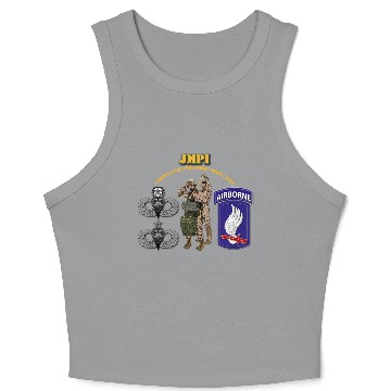 Discover JMPI 173rd Airborne Brigade V1 Crop Tank Top