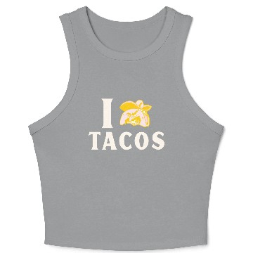 Discover i love tacos Crop Tank Top