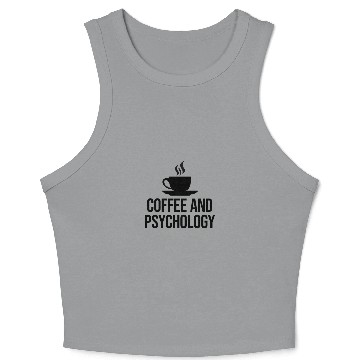 Discover Coffee and Psychology Crop Tank Top