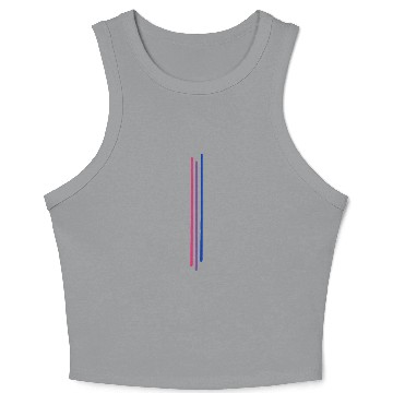 Discover Subtle Bisexual Pride, Bi Flag, Pride Month Crop Tank Top