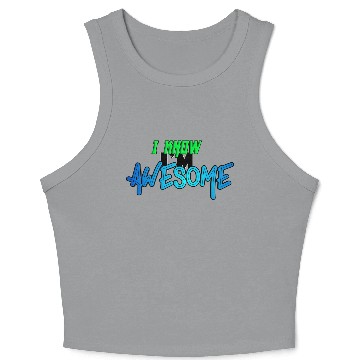 Discover Cool Attitude Crop Tank Top