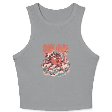 Discover TAKOYAKI ATTACK Crop Tank Top