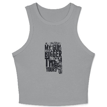 Discover Big Gun Crop Tank Top
