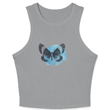 Discover Butterfly Crop Tank Top