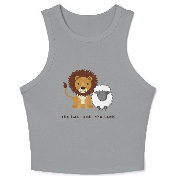 Discover The Lion and the Lamb Crop Tank Top