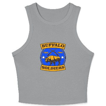 Discover BUFFALO SOLDIERS Crop Tank Top