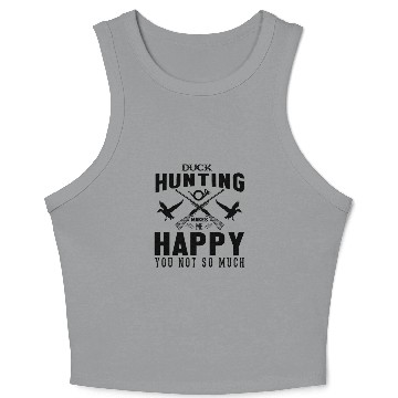 Discover Duck hunting Crop Tank Top