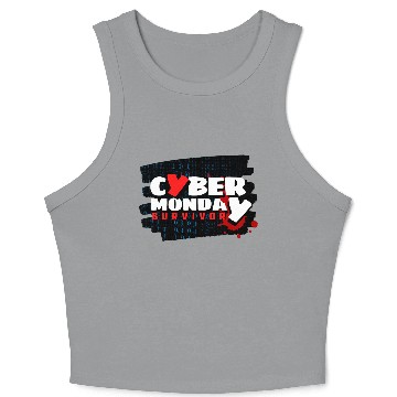 Discover Cyber Monday - Survivor. Crop Tank Top