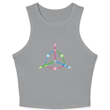 Discover 3D gizmo Crop Tank Top