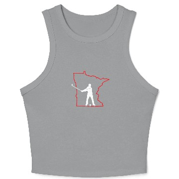 Discover Unique Minnesota Golf Crop Tank Top, Minnesota Golfer Shir