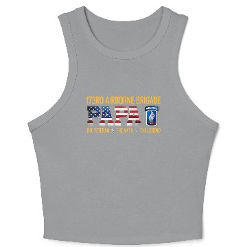 Discover 173rd Airborne Regiment US Army Crop Tank Top