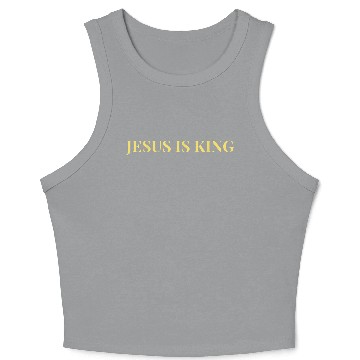 Discover Jesus Is King 5302 Crop Tank Top