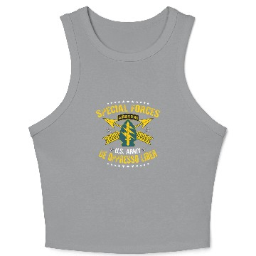 Discover US Army Special Forces De Oppresso Liber Crop Tank Top