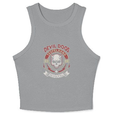 Discover US Marines Corps Army Veterans Air Force Crop Tank Top
