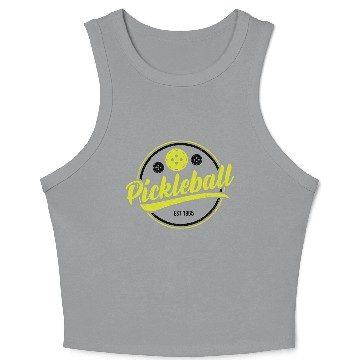 Discover Pickleball Est 1965 - Hobbies Crop Tank Top