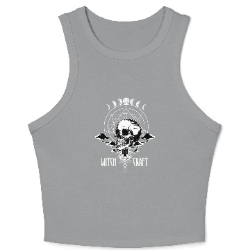 Discover Witchcraft | Occult Goth Witches Crop Tank Top