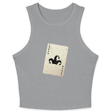 Discover Joker card Crop Tank Top