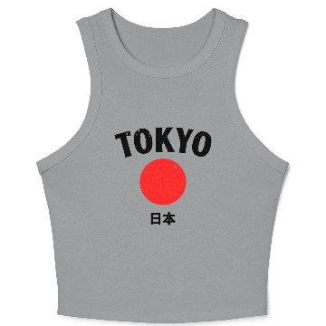 Discover Tokyo, Japan Crop Tank Top