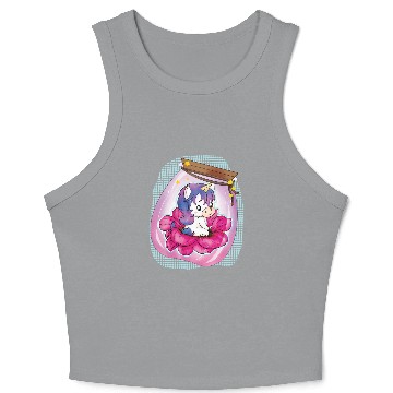 Discover Flower Unicorn „Peony“ Crop Tank Top
