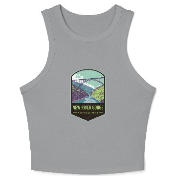 Discover New River Gorge National Park Crop Tank Top