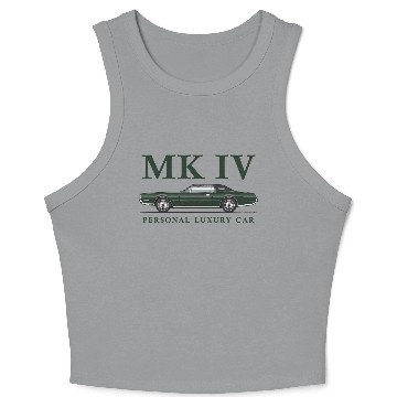 Discover MKIV Dark Green Crop Tank Top